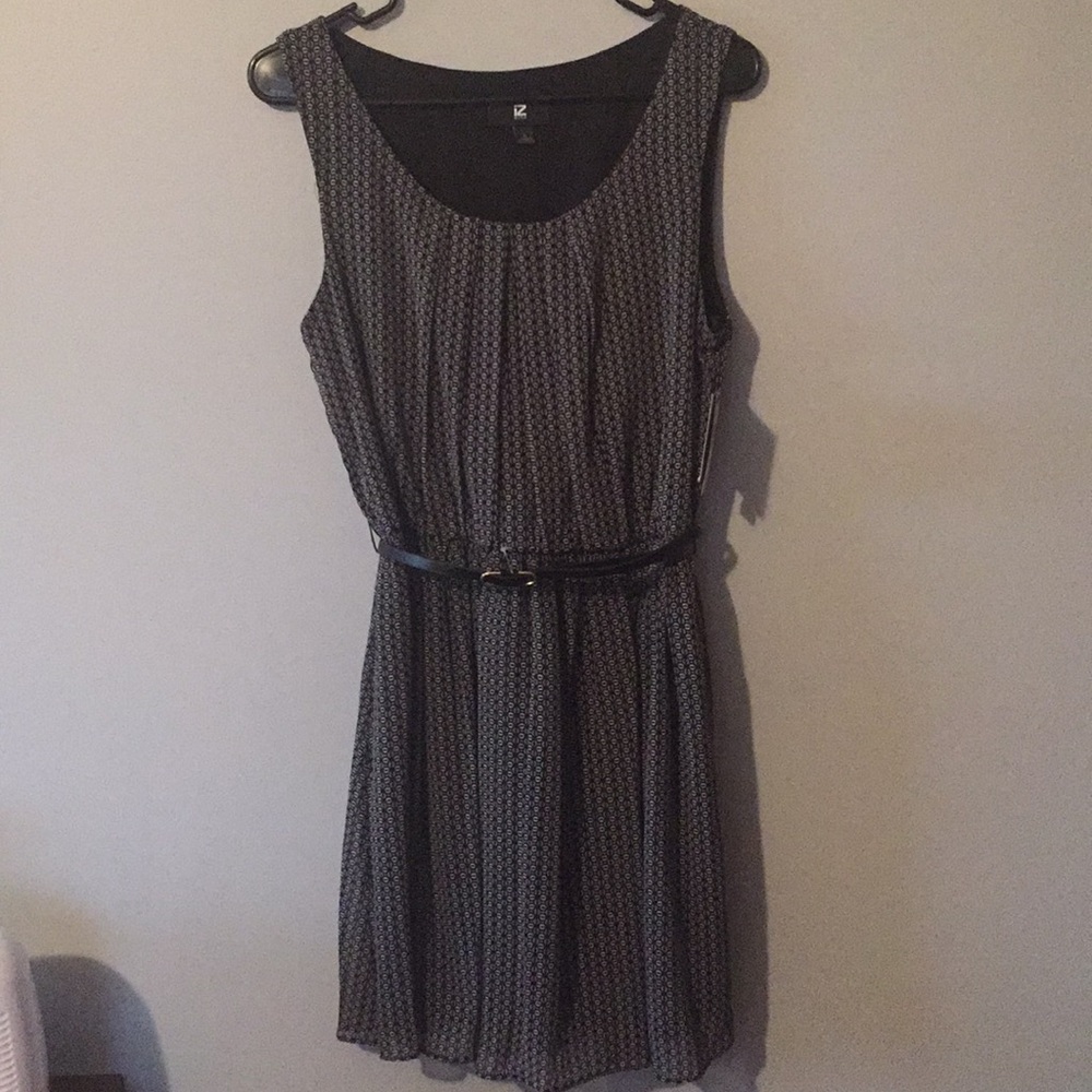 Black pattern dress